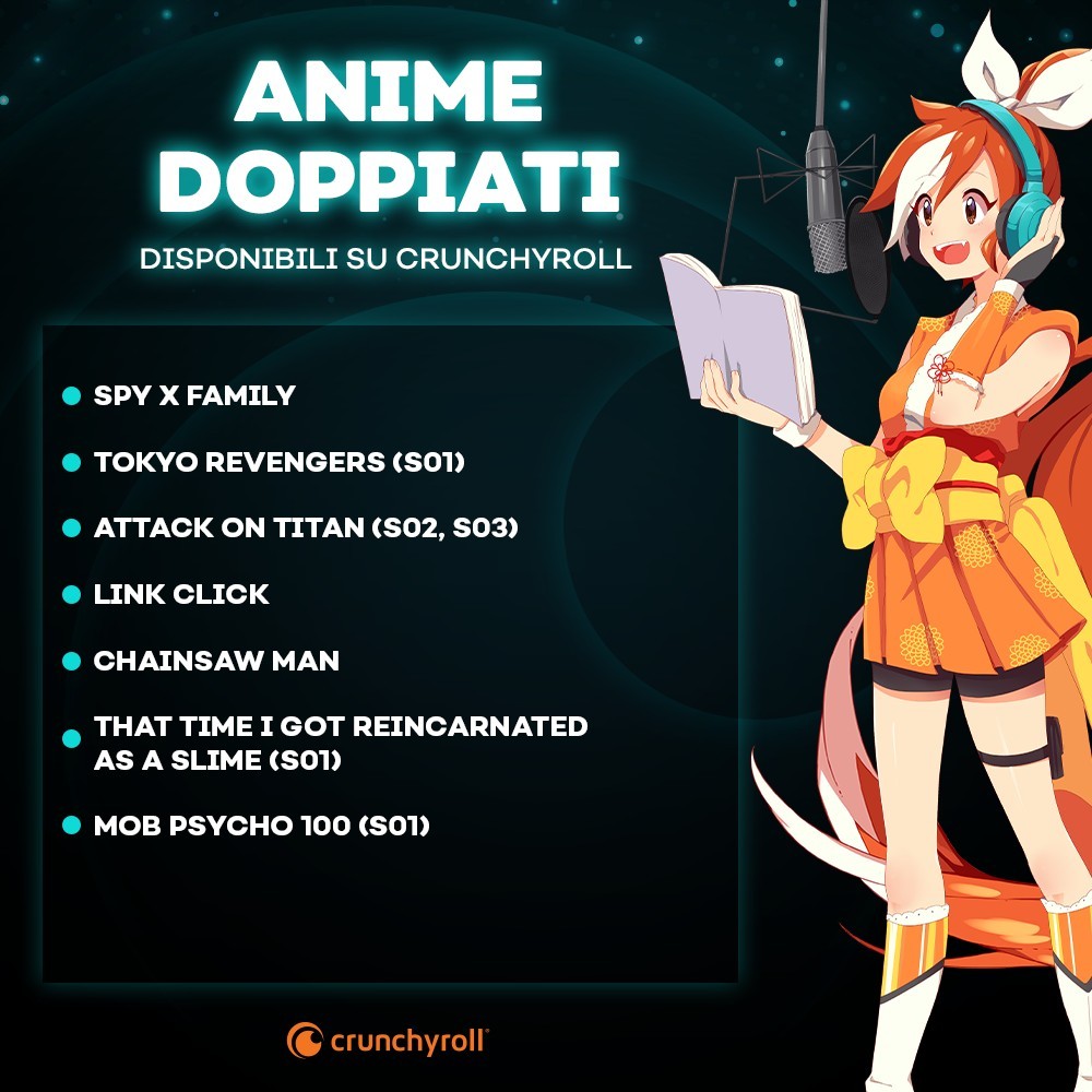 Crunchyroll - Doppiaggi italiani Crunchyroll - Doppiaggi italiani